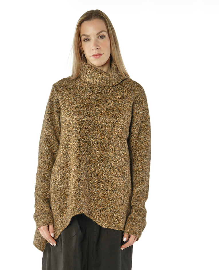 Black Label bronze melange sweater