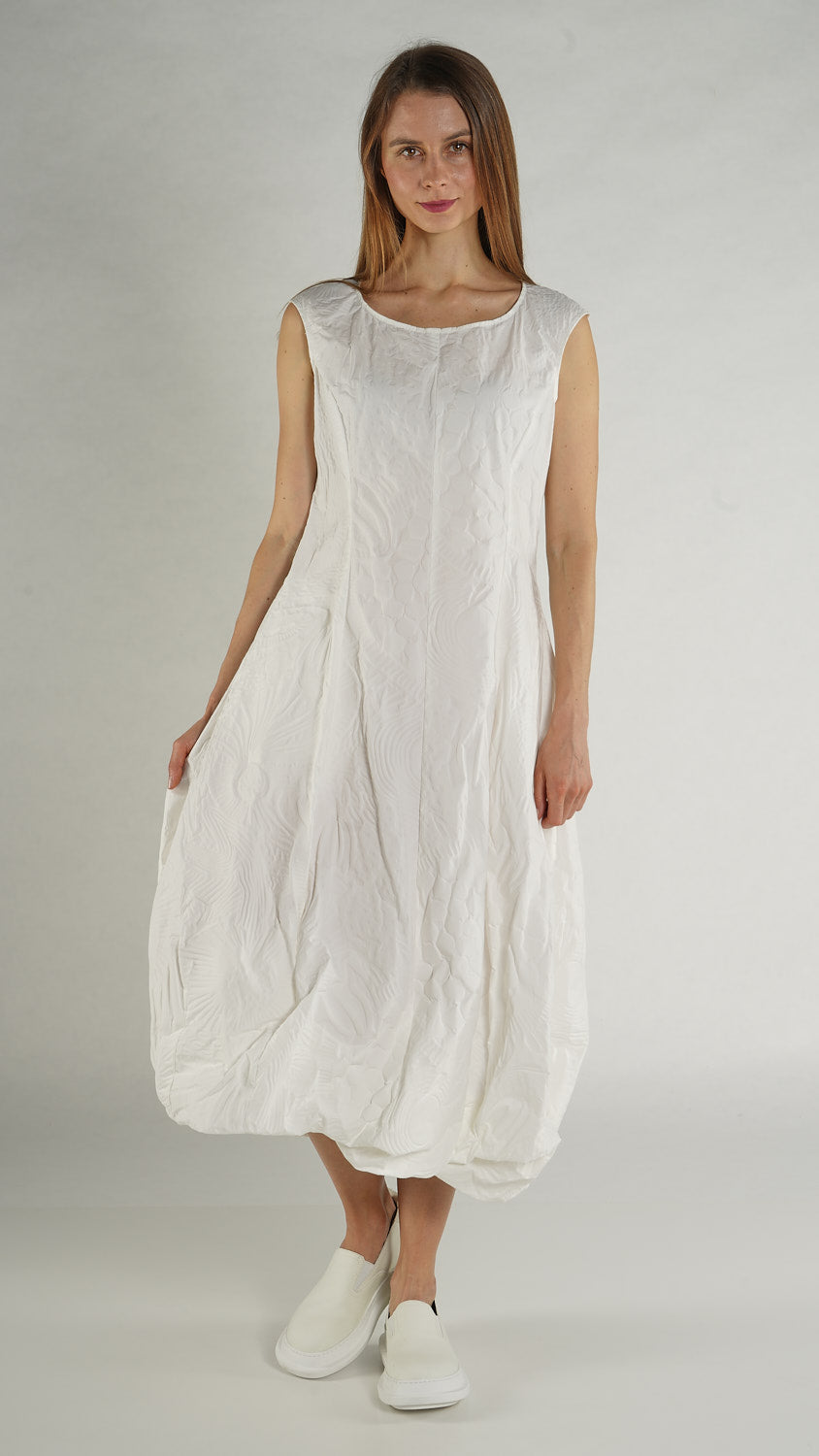 Black Label dress in poplin print