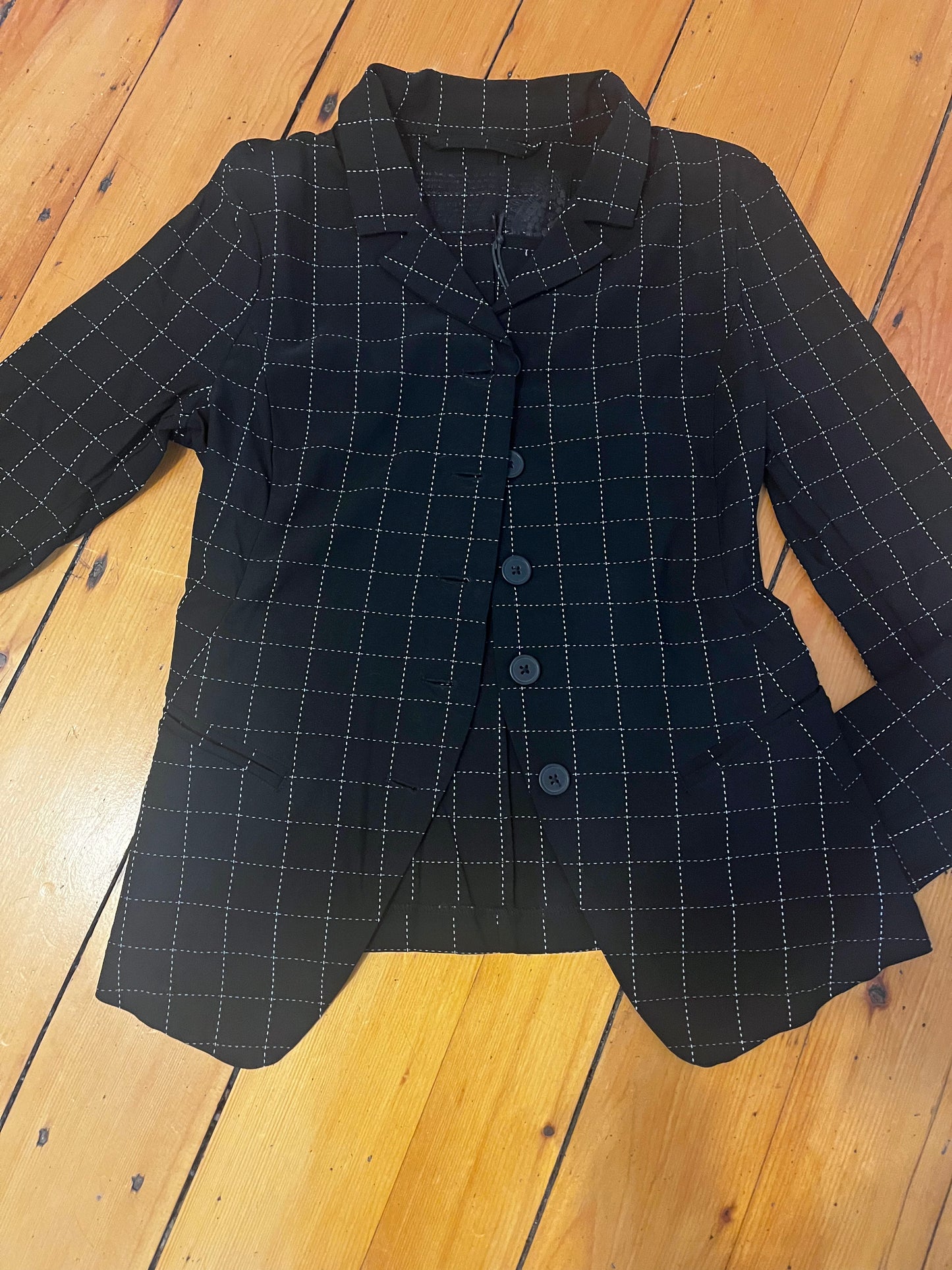 Black Label black check jacket