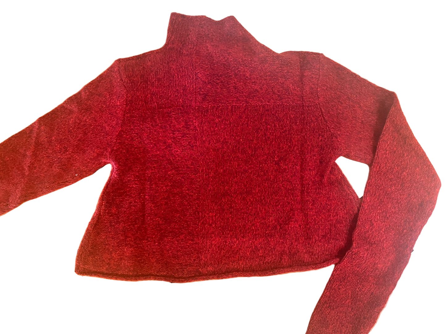 Black Label rose button cardigan