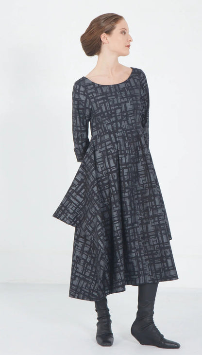 Matthildur dress in graphic print