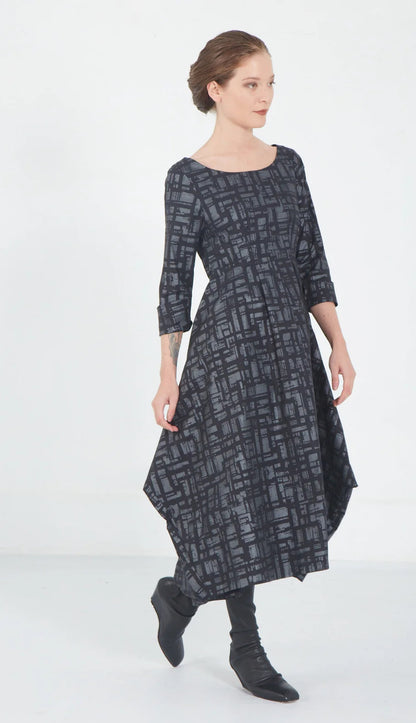 Matthildur dress in graphic print