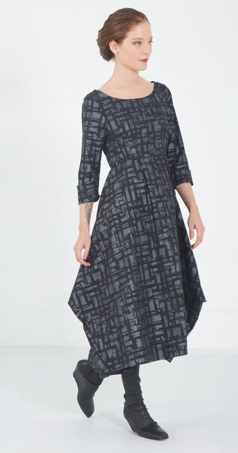 Matthildur dress in graphic print