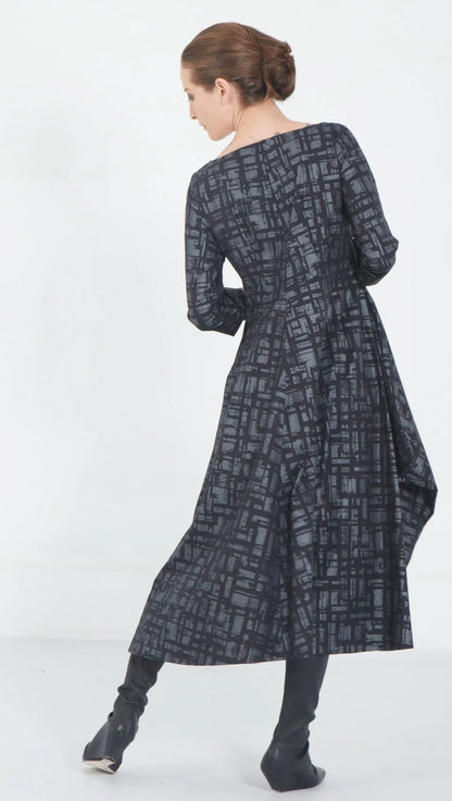 Matthildur dress in graphic print