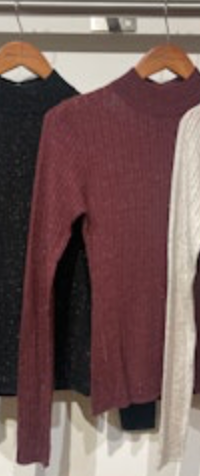 Autumn Cashmere ladder stitch top