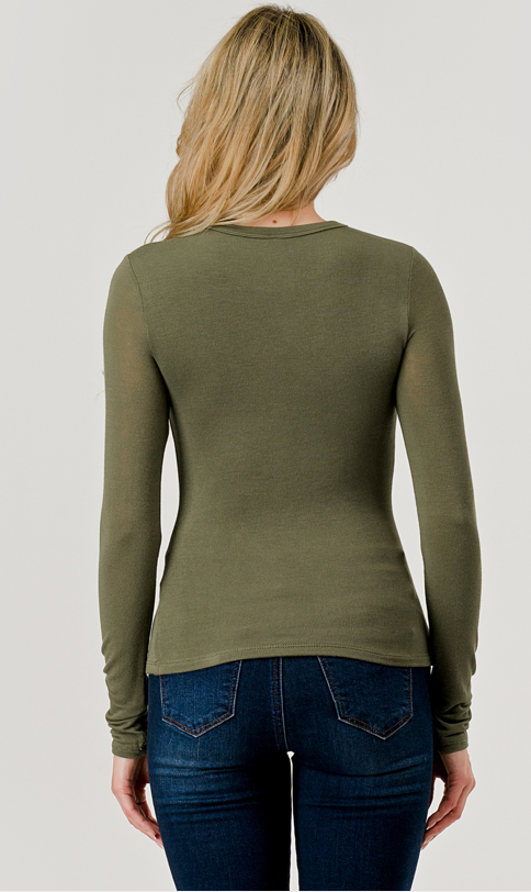 Hashtag  sheer sleeve and layered body  t shirt