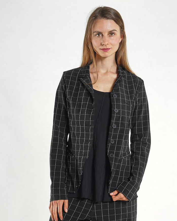 Black Label black check jacket