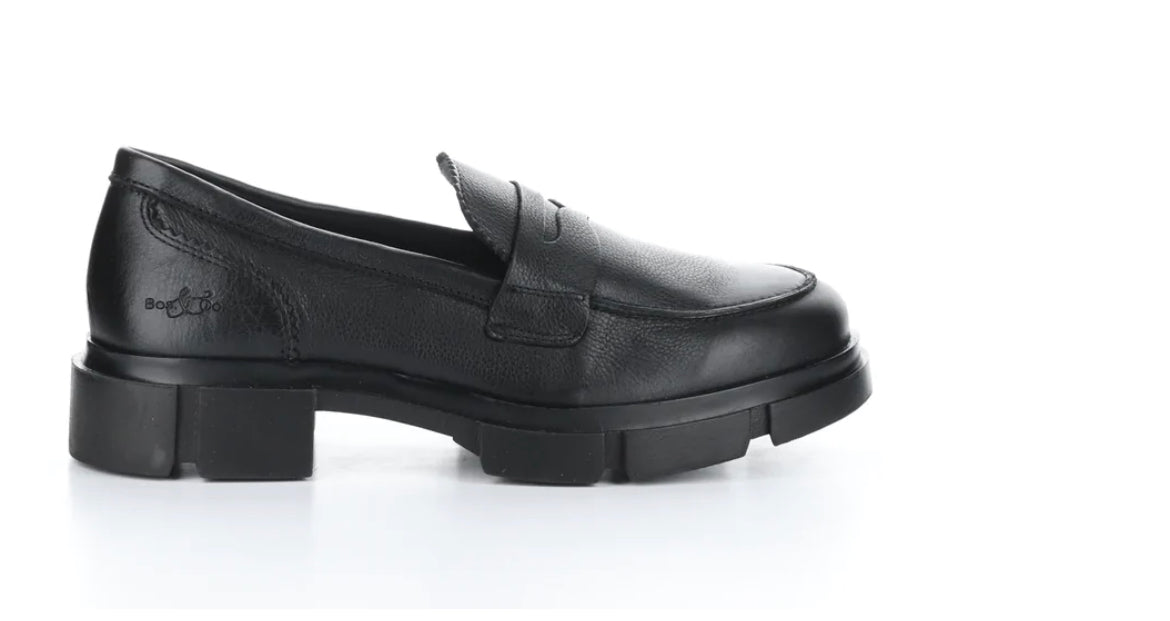 Bos & Co black Leather Loafer