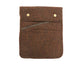SOEUR Waist Bag in Dark Brown Wool